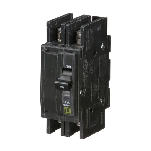 [QOU220] BREAKER 20A 2P FEED THRU SQUARE D