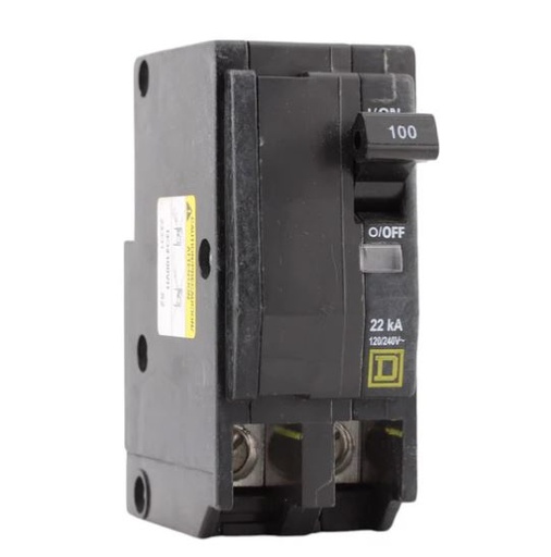 [QO2100VH] QO2100VH BREAKER  .DP.100A.22K SQUARE D