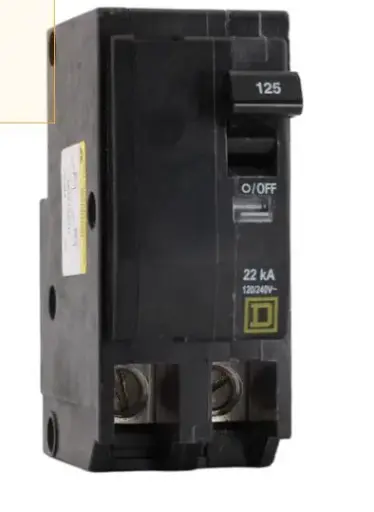 [QO2125] QO2125 SQUARE D   BREAKER  DP.125A