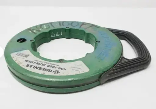 [438-10SS] 438-10SS  STAINLESS STEEL FISH TAPE IN12 Greenlee  Silver Streak Ss Fish Tape 100ft 1/8in