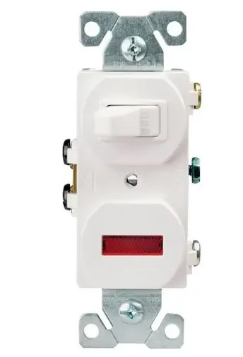 [277W-BOX] 277W-BOX   SWITCH SP PILOT LIGHT WHITE