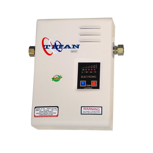 [N-85] Electric Tankless Water Heater – 38A, 220V.