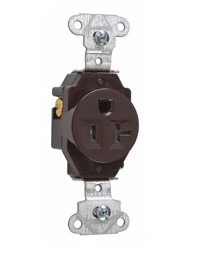 [TR5351W] TR5351W  Tamper-Resistant Construction Spec Grade Single Receptacles, Back and Side Wire, 20A, 125V, White