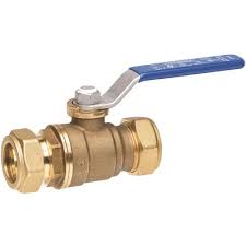 [651911] 651911  VALVULA DE BOLA DE LATON 3/4'' COMP X COMP