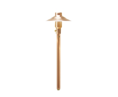 [[LA-010-CR]] [LA-010-CR]    WestGate 12 Volt Solid Copper LED Path Lights with Integrated LED SMD Bulb, 3000K
