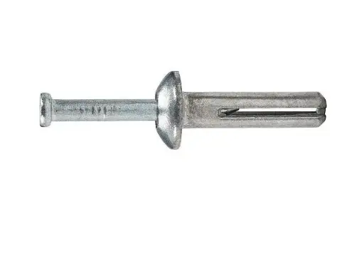 [02803-PWR] 02803-PWR  ZAMAC 3/16'' X 7/8''  Nail Drive Anchors Zamac Nailin with Carbon Steel Nail