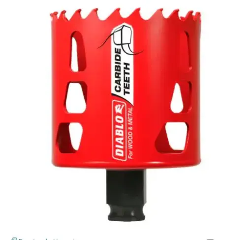 [DHS2625CT] DHS2625CT  2-5/8'' (67MM) CARBIDE GP HOLE SAW DIABLO