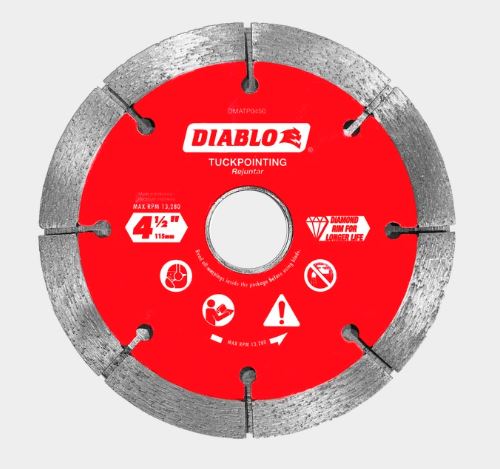 [DMATP0450] DMATP0450 DIABLO 4.5  Blade 4-1/2" Diamond Rim Tuck Point Masonry Disc