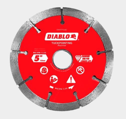 [DMATP0500] DMATP0500 DIABLO Blade 5" Diamond Tuck Point Masonry Disc