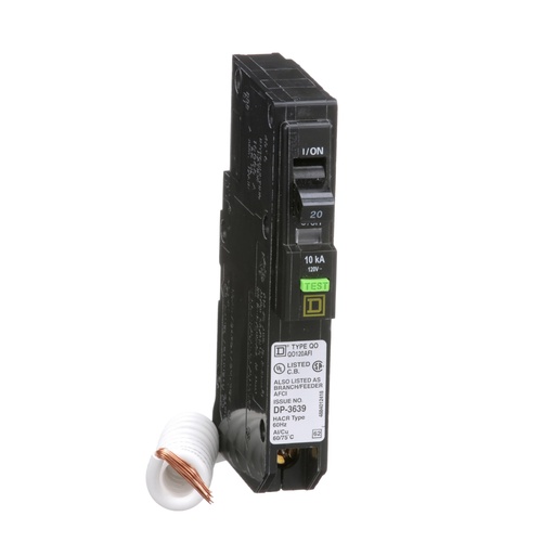 [QO120AFI] QO120AFI    [D] 20A 120V 1P AFI CIRCUIT BREAKER