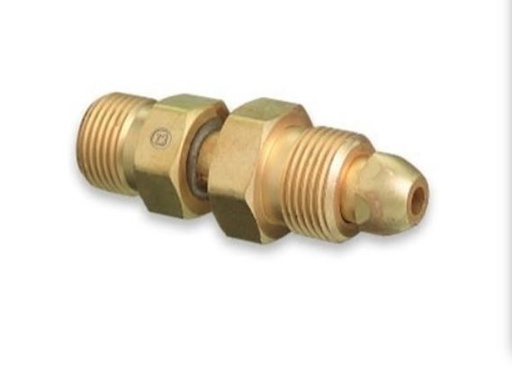 [F10X] F10X   uniweld  Brass Cylinder Adaptors, From CGA-580 Nitrogen To CGA-540 Oxygen (1 EA / EA)