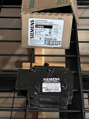 [BQ2B125] BQ2B125    [SIEMENS] 125A 240V 2P BOLT ON CIRCUIT BREAKER