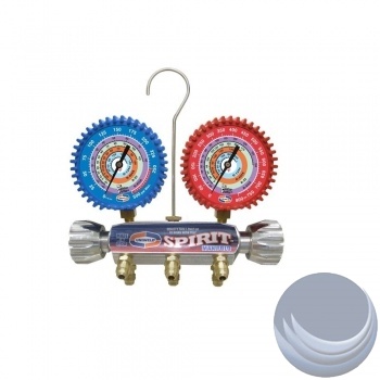 [USAM] [USAM] 2-VALVE SPIRIT ALUMINUM MANIFOLD (R410A/R22/R404A/R134a) NO HOSES