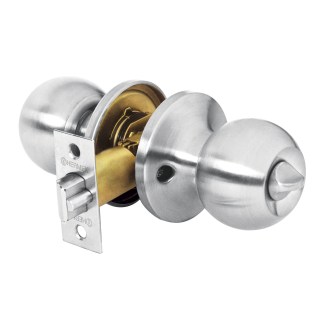 [23657] 23657   Knobset Lock Tubular Satin Chrome Entran 