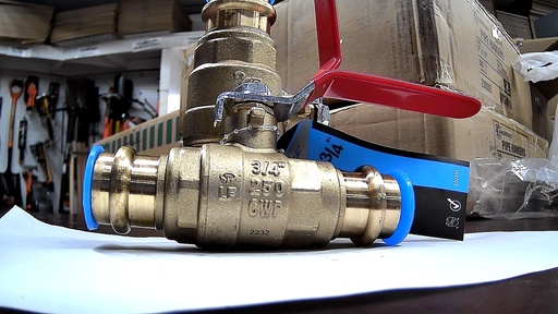 [200393 80152] 200393    PRESS BALL VALVE   3/4'' VALVULA