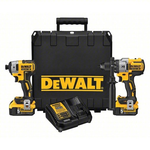[DCK299P2] DCK299P2  DeWalt 20V MAX* Cordless Brushless XR® Hammerdrill & Impact Driver Combo Kit (5.0AH) 