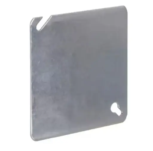 [C7513] C7513   4-11/16'' Steel Box Flat Blank Cover