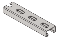 [FS141316EHS410] FS141316EHS410  14ga 1 5/8"x 13/16" Shallow Stainless Steel Channel FS141316EHS410