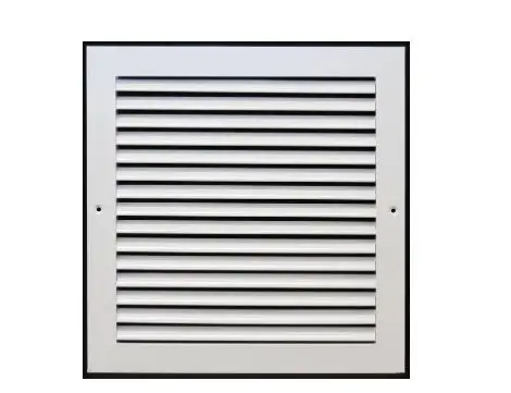 [RAFGS1010] RAFGS1010  ALUMINUM RETURN AIR REGISTER 10''X10'' WHITE  W/FILTER -RACK