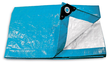 [23736] 23736   16.5'X19.8'   Ft Blue Tarp MANTA CANVAS BLUE LONA  MULTI USO 