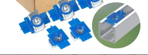 [7039080] 7039080 1/4''-20 NYLON CONE STRUT NUTS