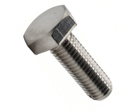 [NIK-318081] NIK-318081 HEX CAP SCREWS FULL THREAD 1/4''X 1''STANLES STEEL