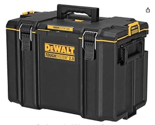 [DWST08400] DWST08400   TOUGHHYSTEM 2.0 EXTRA LARGE TOOL BOX 22IN 123LBS CAPACITY