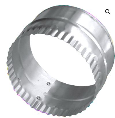 [111691] 111691   6'' GARVANIZED DUCT COUPLER CRIP