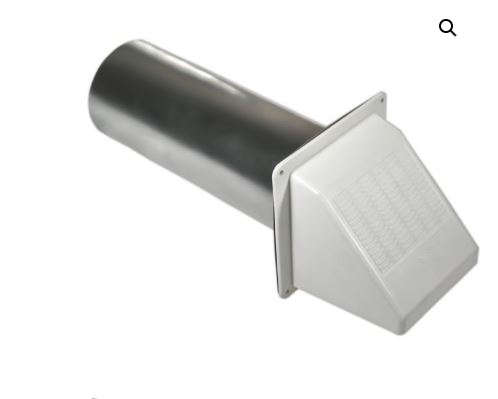 [110766 10766] 110766 10766  PWM620   4'' WHITE  Wide Mouth Vent Hood