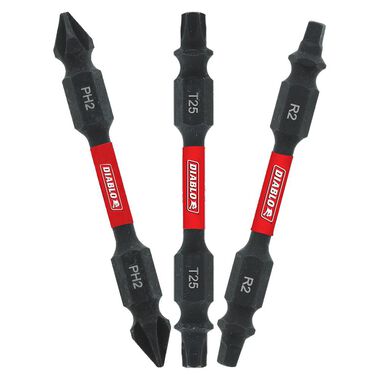 [DDEV25-S3] DDEV25-S3   2-1/2''    DRIVE BIT ASSORTED PACK  DOUBLE END INSERT BIT VAR 