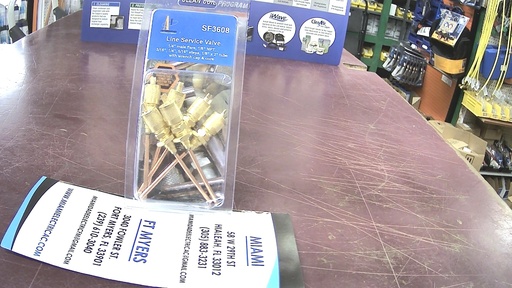 [SF3608] SF3608 LINE SERVICES VALVE 1/4'' MALE 1/8''MPT