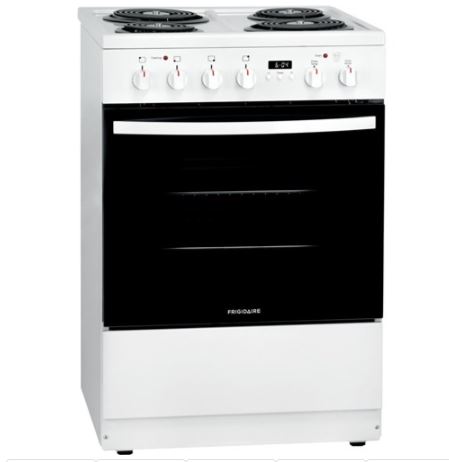 [FFEH2422UW] FFEH2422UW  Frigidaire  24" Electric Front Control Freestanding Range, Coil Grates ADA - White