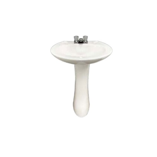 [D178A] D178A   W 24''X D 20.3''X H 33.5'' PEDESTAL BASIN LAVAMANOS CON PEDESTAL SINK 