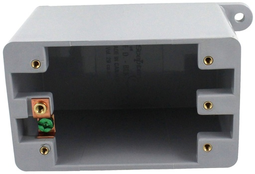 [077603] 077603 FD BLANK PVC FD SING GANG BOX DEEP SCEPTER