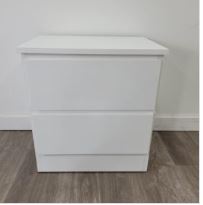 [N/S PROMO NIGHT STAND] N/S PROMO WHITE,BLACK. Nightstands  23 H x 21 W x 15 D