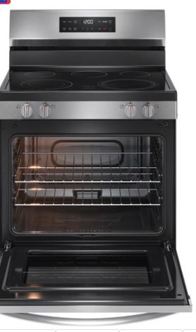 [FCRE3062AS] FCRE3062AS Frigidaire 30" Electric Range with the EvenTemp, steam clean - Stainless Replaces