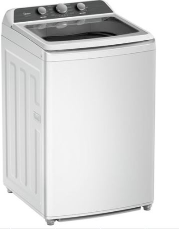 [MLTW41A1BWW] MLTW41A1BWW  Midea 4.1 CF Top Load Washer, Agitator, Stainless Tub - White