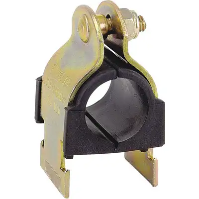 [004T008] 004T008 CLAMP CUSHIONED CHANNEL MOUNT 1/4 OD TUBE GOLD EL