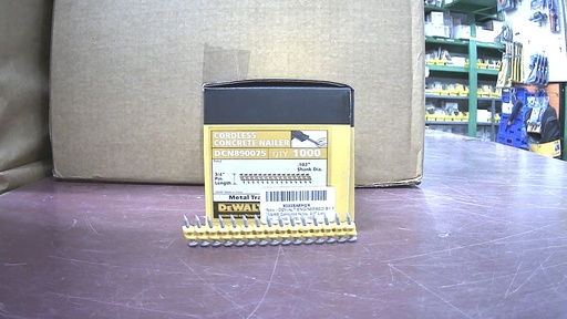 [DCN890075] DCN890075 DEWALT CLAVOS DE HORMIGON 3/4" DE LONGITUDE, ACERO, CHAPADO EN ZINC, TIRA, PK 1000