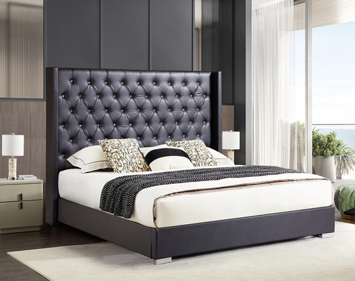 [SS8115 KING] BED  SS8115  KING  BLACK WHITE