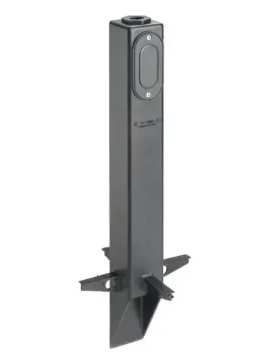 [GP19B] GP19B    Outdoor Garden Post, Support for 3-Wire Light Fixtures, Black, 19"