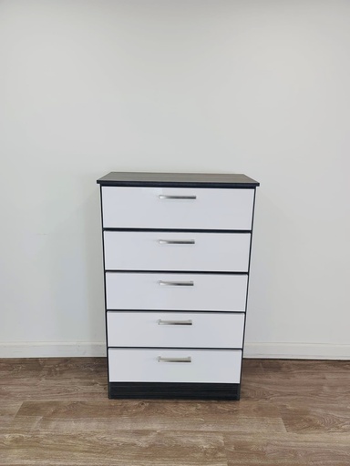 [MIAMI CHEST] MIAMI  CHEST  CHARCOAL OR LULA + GLOSSY WHITE  COMES WITH HANDLES H-60 SILVER OR GOLD