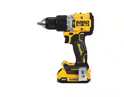 [DCD805] DCD805  20-Volt Lithium-Ion Cordless Brushless Compact 1/2 in. Hammer Drill Kit with (1) & 20V MAX 5AH Batteries 