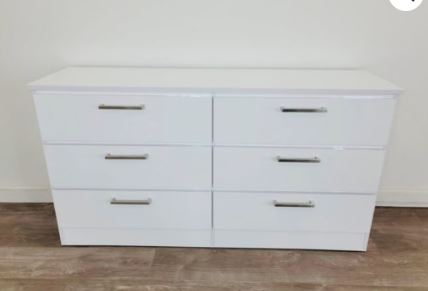 [8 DRAWER DRESSER WHITE] 8 DRAWER DRESSER WHITE 