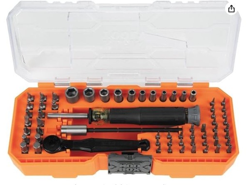 [32787] 32787 KLEIN TOOL MICRO RATCHET BIT PRECISION DRIVER SET