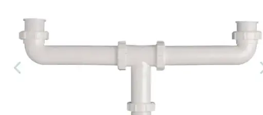 [BMNA116] BMNA116   T-TRAP CENTER OUTLET WASTE PVC 1-1/2'' AGUA