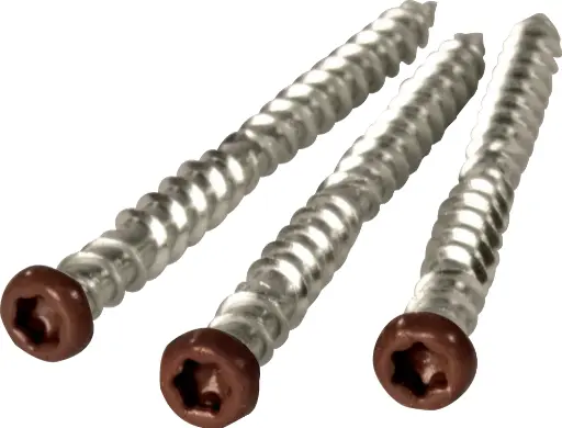 [T20 MARRON] T20 MARRON COMPOSITE DECK SCREW  STAINLESS STEEL 10X2-1/2