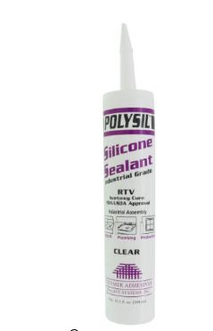 [2-SILI-001 RTV 0423] 2-SILI-001  RTV  0423   POLYSIL CLEAR 100% RTV 12-10.3 OZ TUBE/CS 