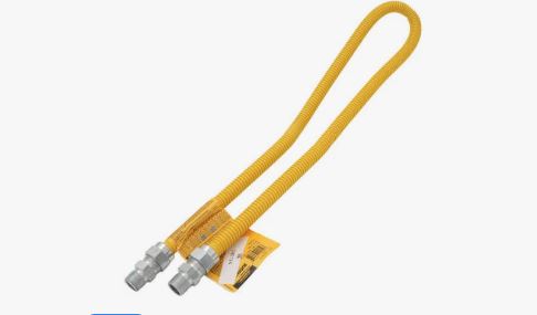 [GC20C-3131-48] GC20C-3131-48  SS 48'' DRYER GAS CONNECTOR 1/2'' OD (3/8'' ID) 1/2''MIP X 1/2'' MIP 