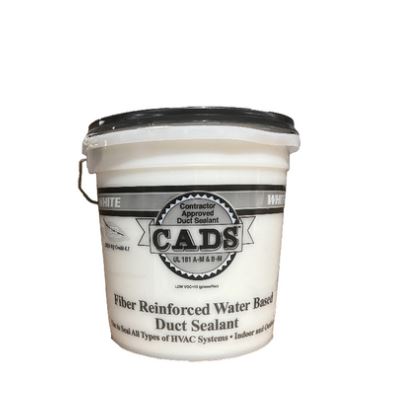 [CADS] CADS  GALON  WHITE -CADS-01W-00 GRAY  CADS   FIBER REINFORCED WATER BASE DUCT SEALANT UL181  A-M & B-M ( 1 GAL) MASTIC